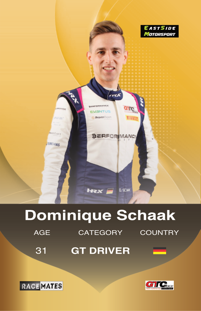 Dominique Schaak NFT Sammelkarte Racemates Gold
